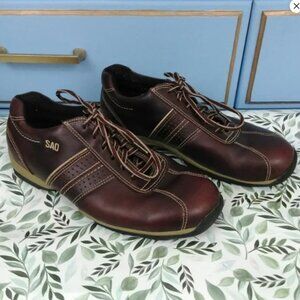 SAO Leather Sneakers by Stacy Adams Brown Men's Lace-up Casual Shoes in size 9M